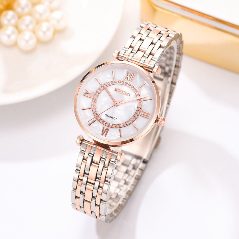 Жіночий годинник MEIBO gold+silver