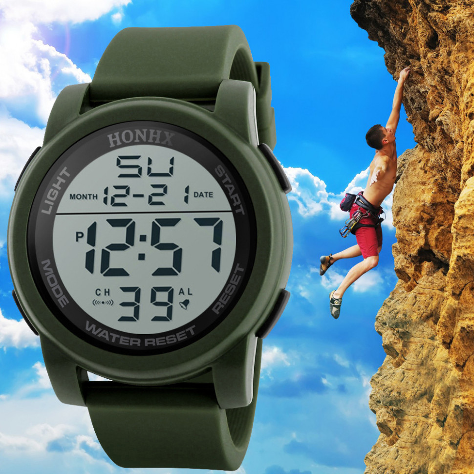 Чоловічий годинник HONHX ARMY green