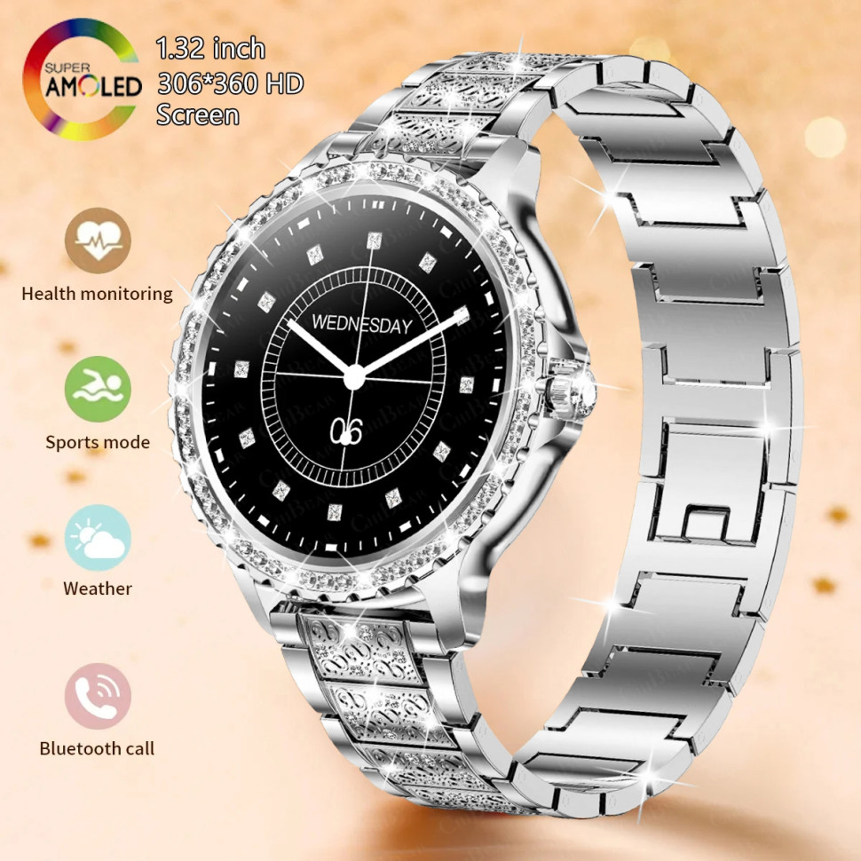 Смарт-годинник Women's Smart Device 16 silver steel 