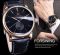 Чоловічий годинник механічний Forsining black + gold