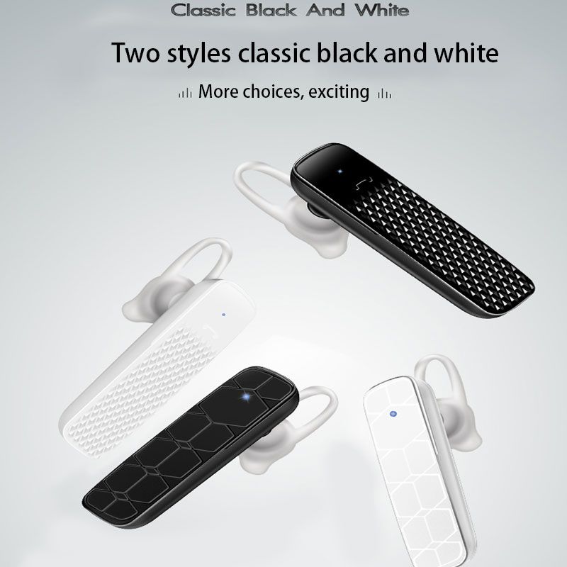 Bluetooth-гарнітура 9 black + Box