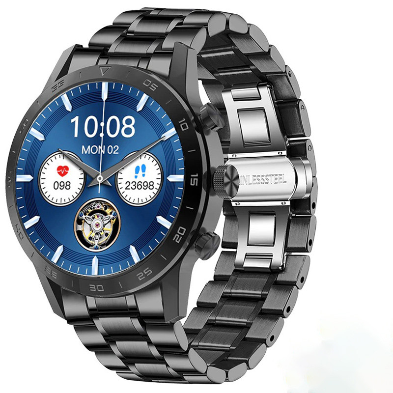 Смарт-годинник Smart Device 93 black steel, 3 ремінці