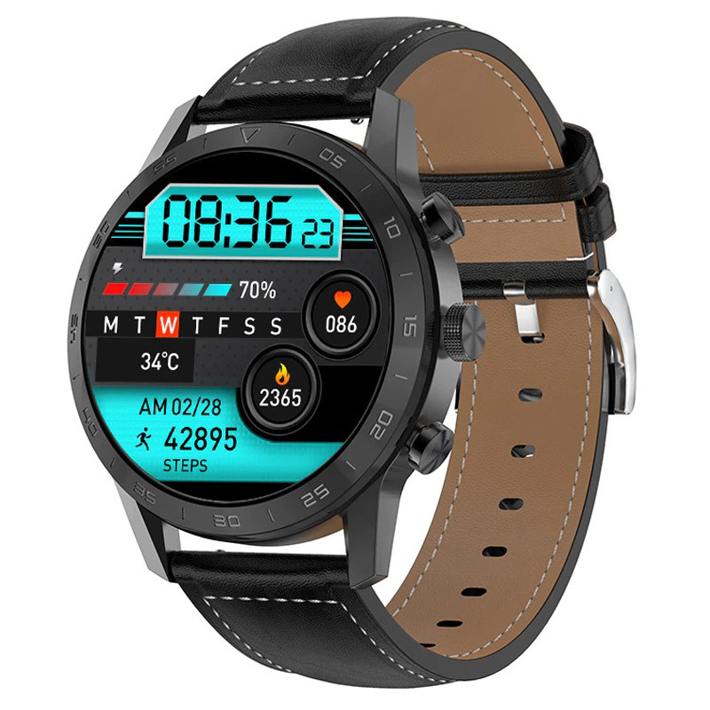 Смарт-годинник Smart Device 93 black steel, 3 ремінці