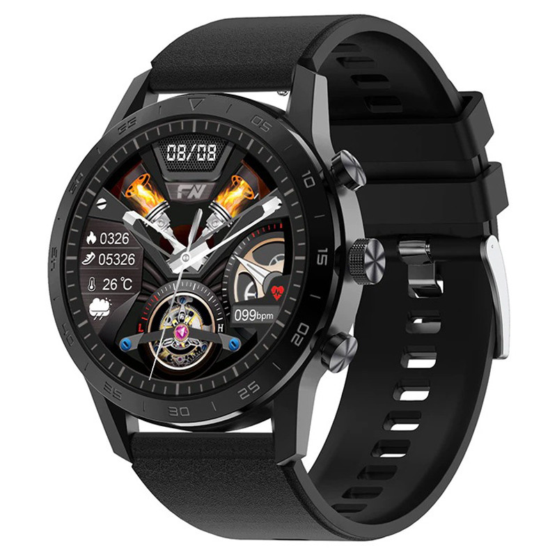 Смарт-годинник Smart Device 93 black steel, 3 ремінці