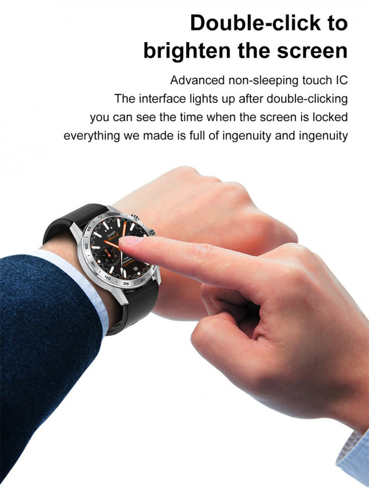 Смарт-годинник Smart Device 93 black steel, 3 ремінці