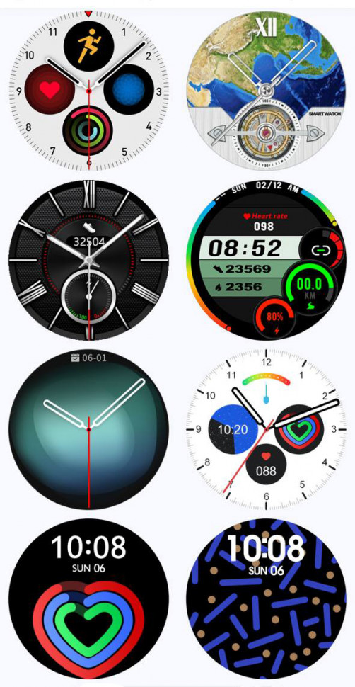 Смарт-годинник Smart Device 93 black steel, 3 ремінці