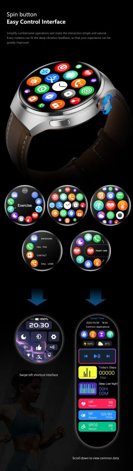 Смарт-годинник Smart Device 103 black silicon