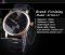 Чоловічий годинник механічний Forsining black steel+gold 