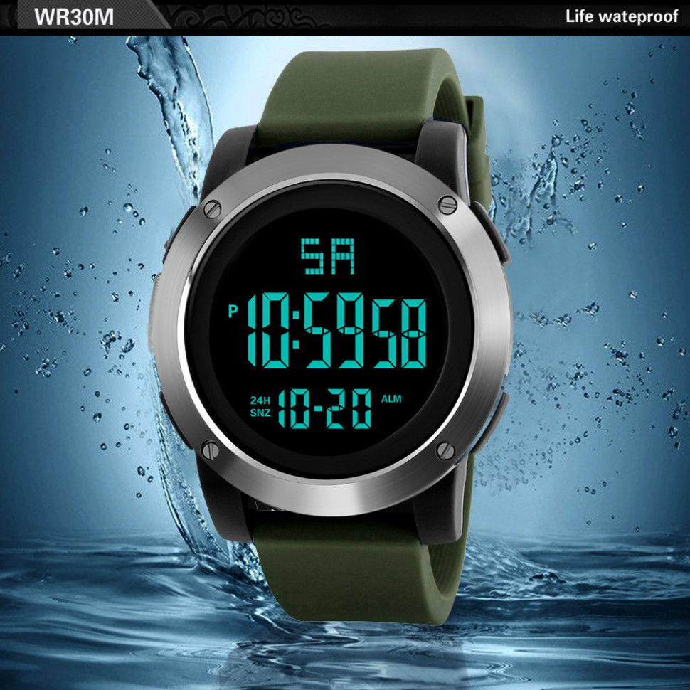 Чоловічий годинник HONHX ARMY green
