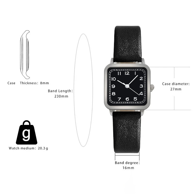 Жіночий годинник №4317 black