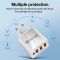 Зарядний пристрій 4×USB (1×USB-C + 3×USB-A) PD 48W Max