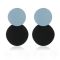Сережки gray+black №9101 