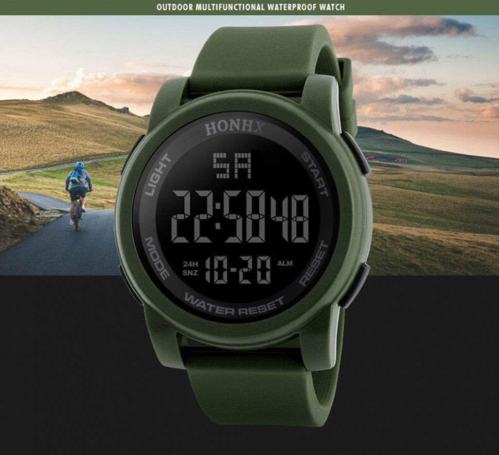 Чоловічий годинник HONHX ARMY green