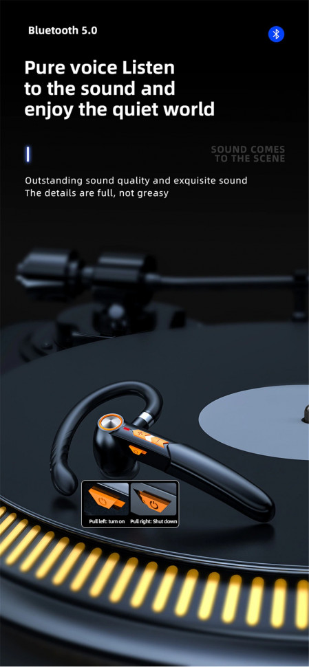 Bluetooth-гарнітура 39 black 