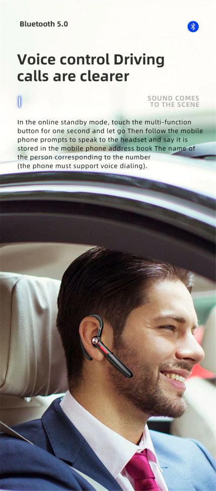 Bluetooth-гарнітура 39 black 