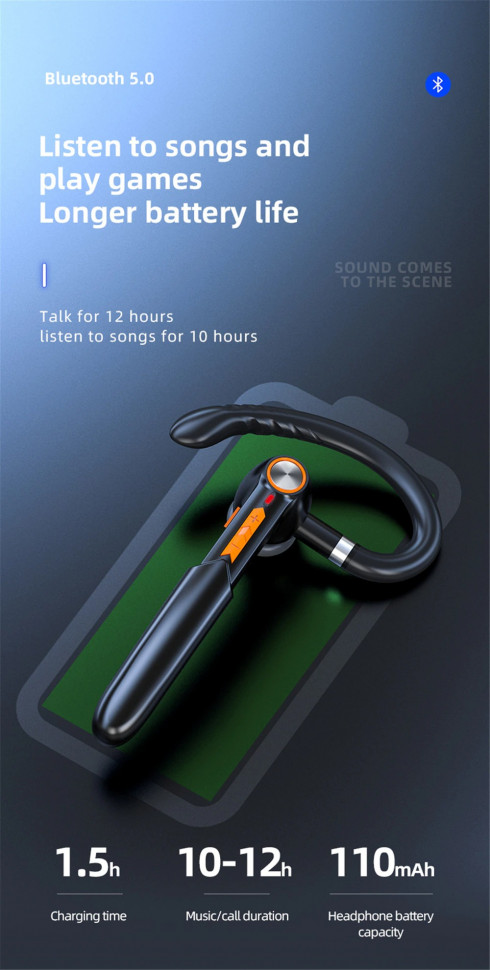 Bluetooth-гарнітура 39 black 