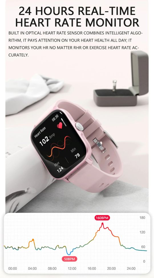Смарт-годинник Smart Device 84 silver steel