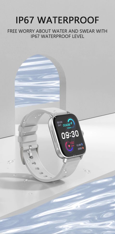 Смарт-годинник Smart Device 84 silver steel