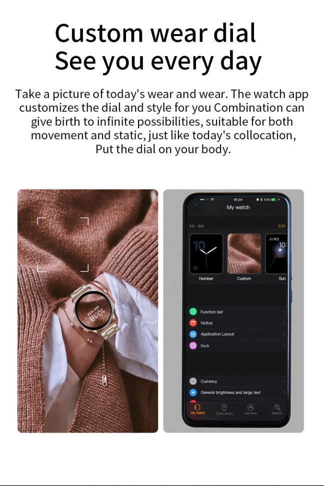 Смарт-годинник Smart Device 102 gold steel