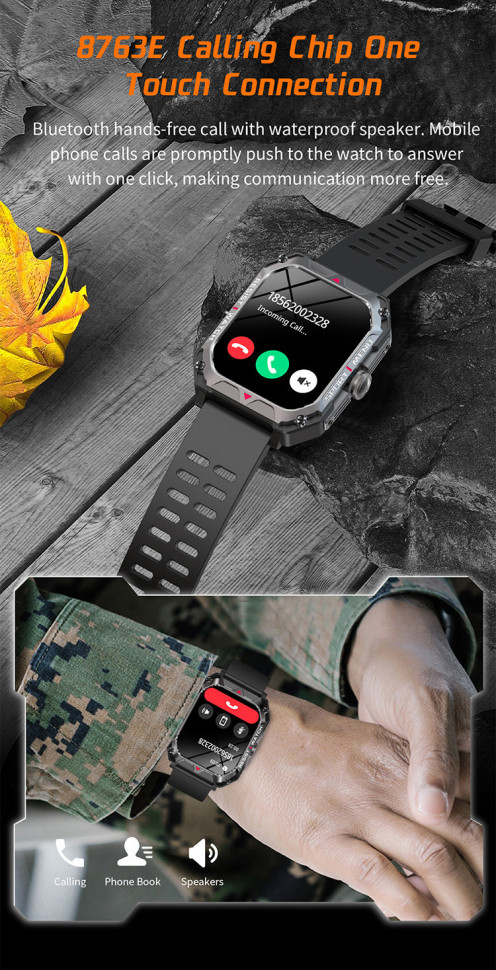 Смарт-годинник протиударний Smart Device 101 black
