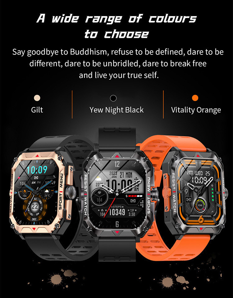 Смарт-годинник протиударний Smart Device 101 black