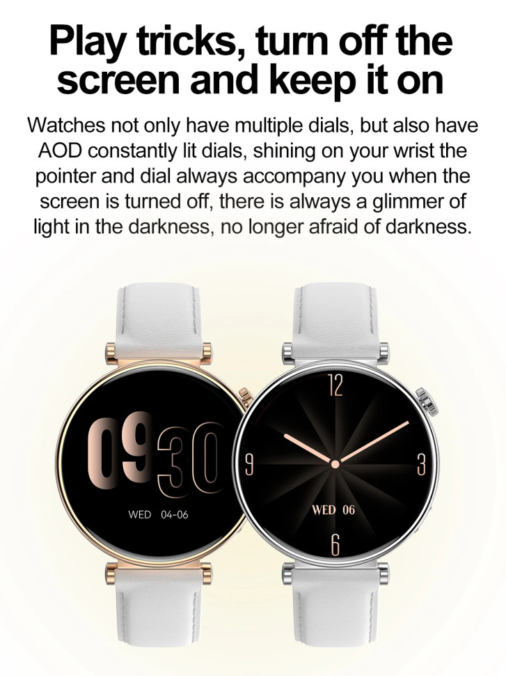 Смарт-годинник Women's Smart Device 20 gold steel, 2 ремінці 