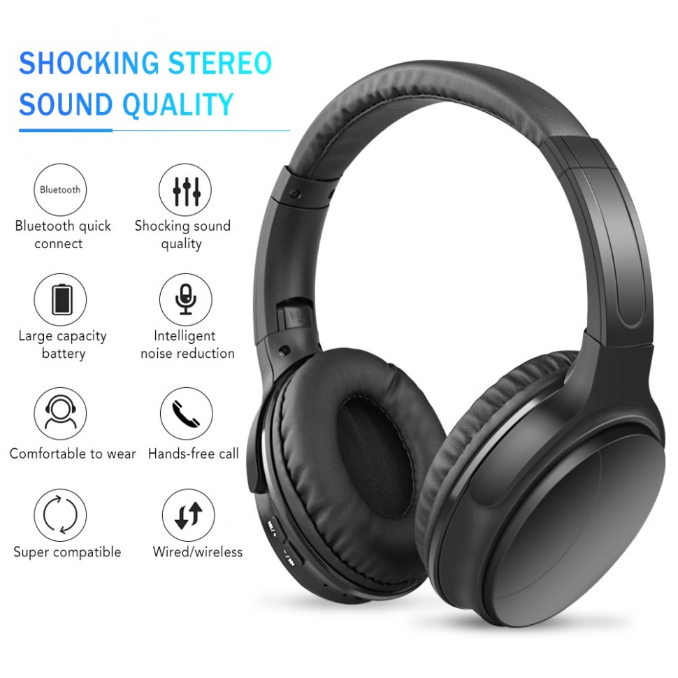 Навушники Bluetooth Air Music Bass 32 black