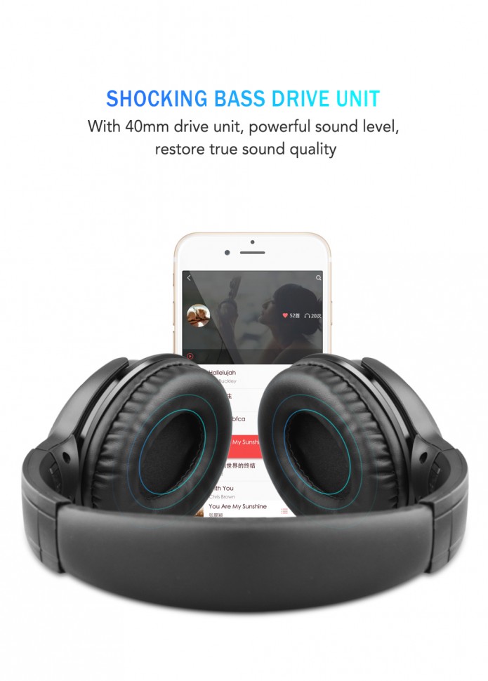 Навушники Bluetooth Air Music Bass 32 black