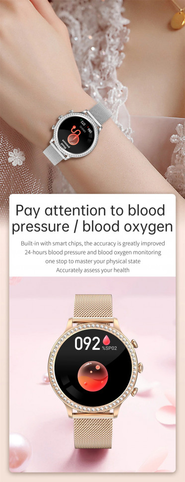 Смарт-годинник Women's Smart Device 3 gold steel   