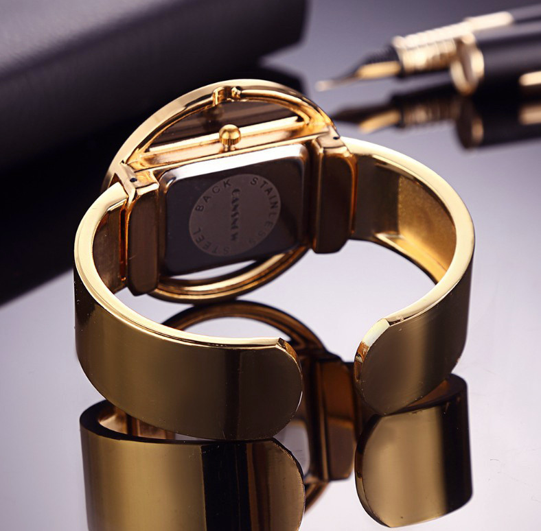 Жіночий годинник CANSNOW gold + black