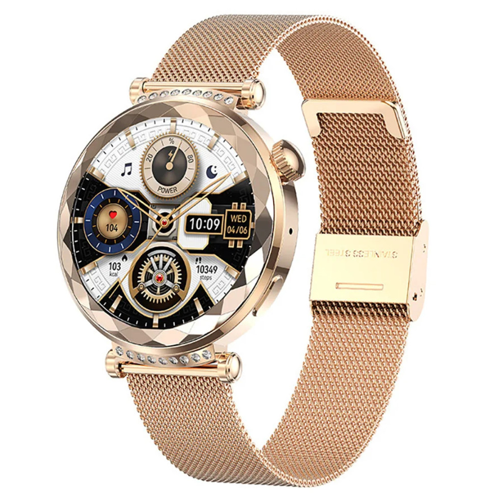 Смарт-годинник Women's Smart Device 21 gold steel