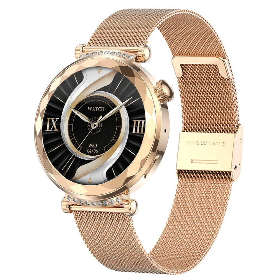 Смарт-годинник Women's Smart Device 21 gold steel