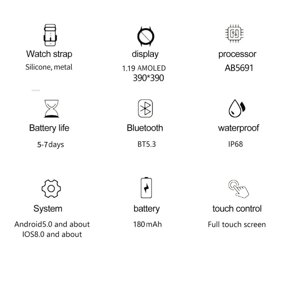 Смарт-годинник Women's Smart Device 21 gold steel