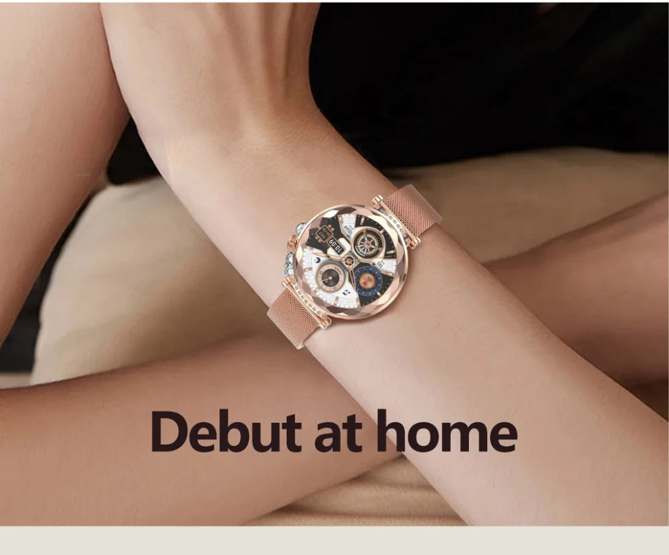 Смарт-годинник Women's Smart Device 21 gold steel