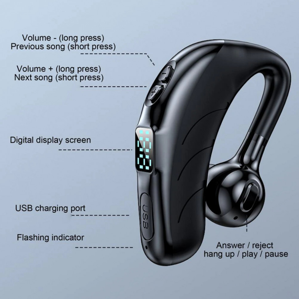 Bluetooth-гарнітура 42 black  