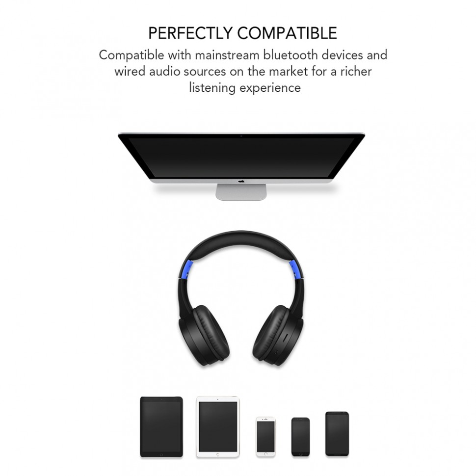 Навушники Bluetooth Air Music Bass 33 black