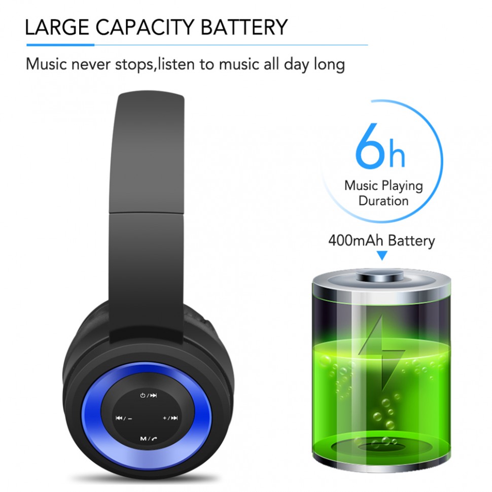 Навушники Bluetooth Air Music Bass 33 black