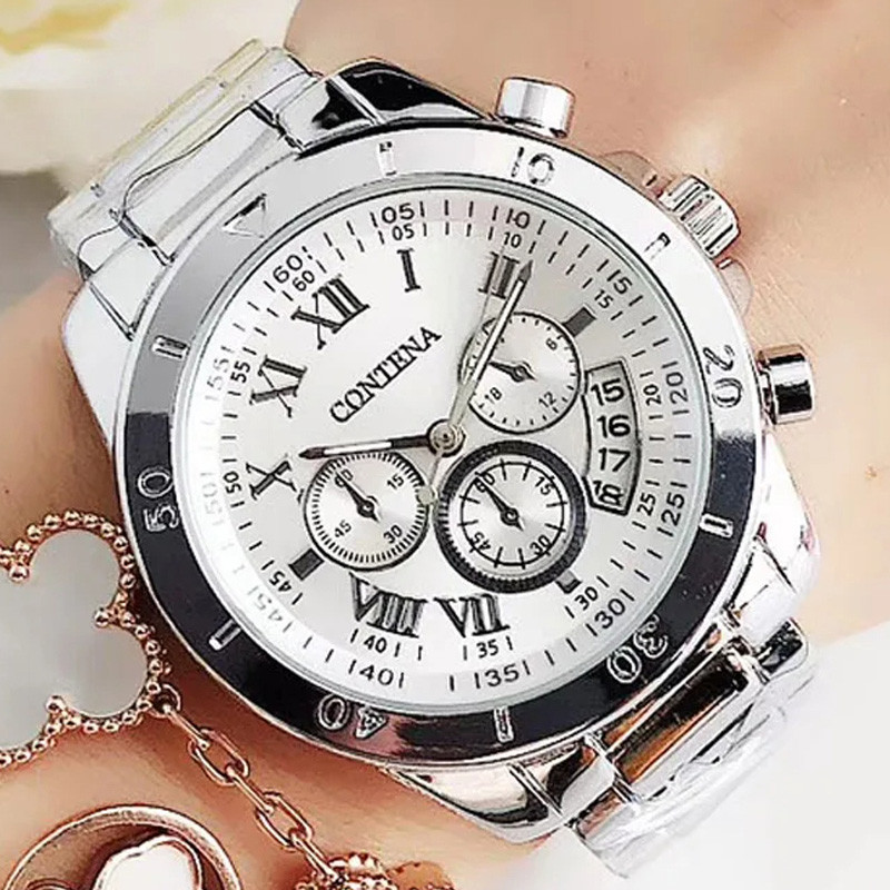 Жіночий годинник Contena silver 