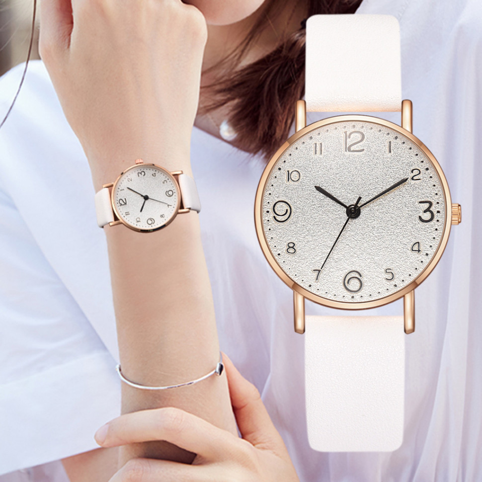 Жіночий годинник white №30021 