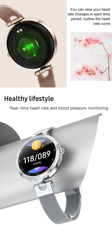 Смарт-годинник Women's Smart Device 9 silver milanese loop 
