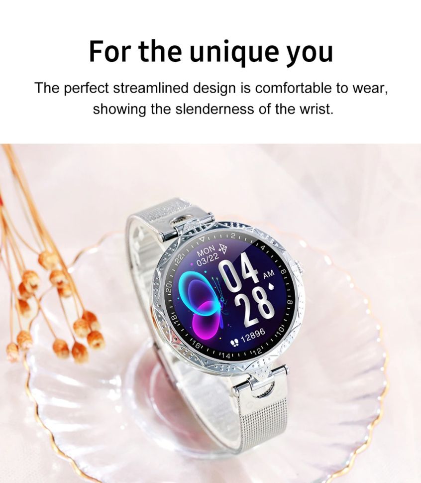 Смарт-годинник Women's Smart Device 9 silver milanese loop 