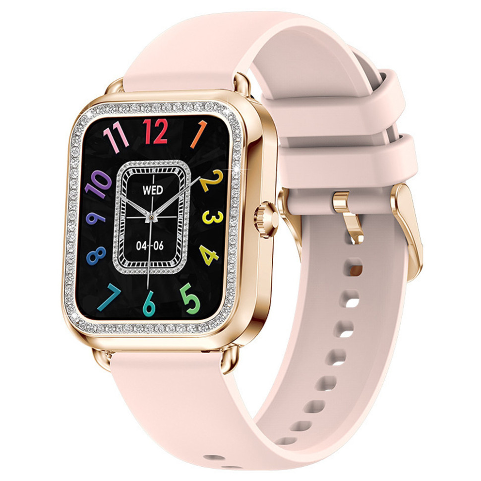 Смарт-годинник Women's Smart Device 17 silicone+gold
