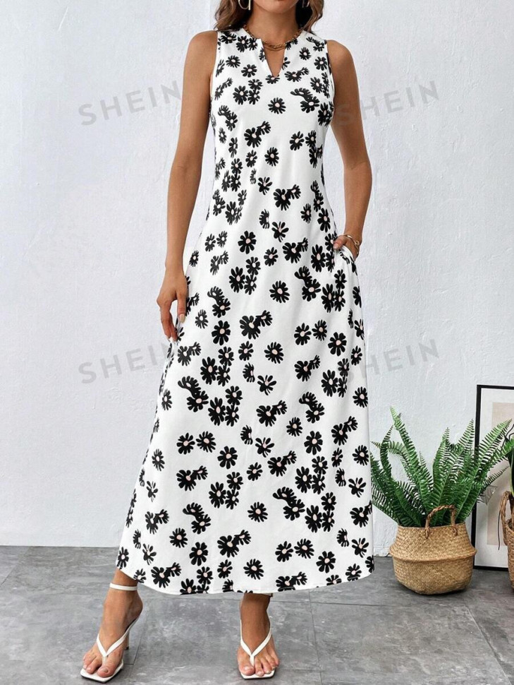 Плаття "Wallot" white+ flowers