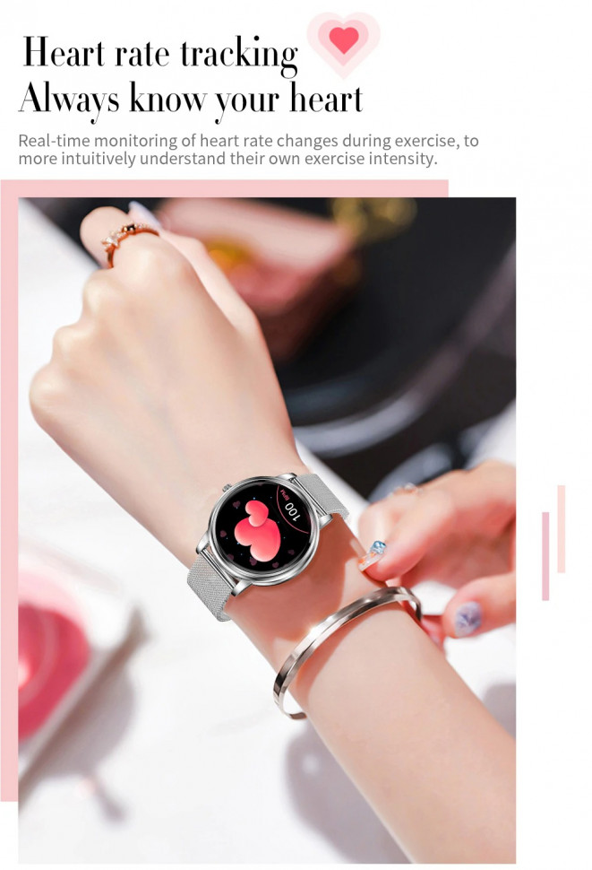 Смарт-годинник Women's Smart Device 6 gold steel