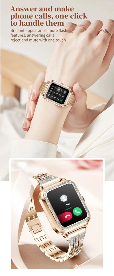 Смарт-годинник Women's Smart Device 17 gold steel