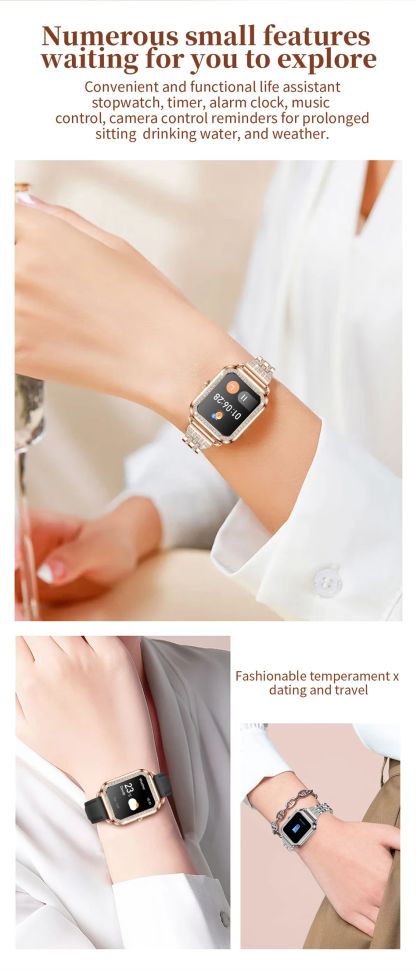 Смарт-годинник Women's Smart Device 17 gold steel