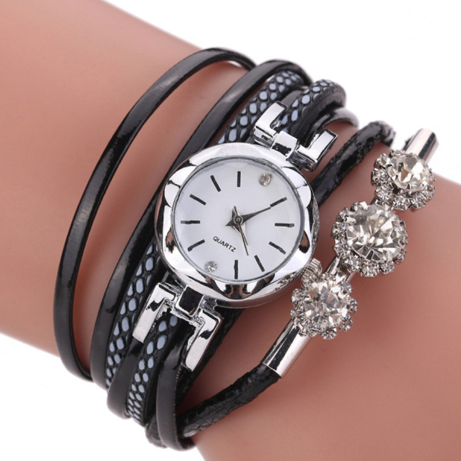 Жіночий годинник black №02208 