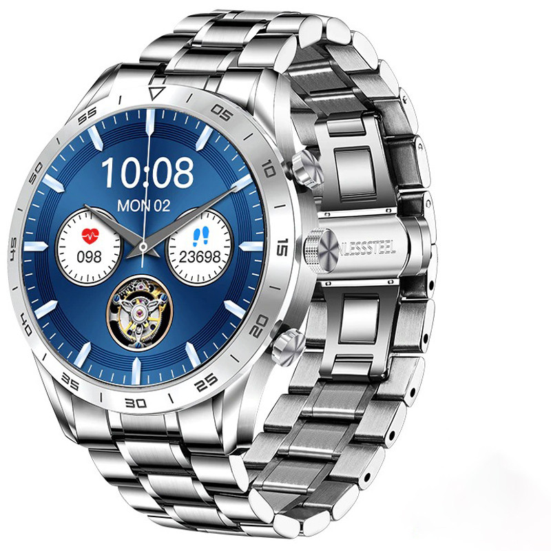 Смарт-годинник Smart Device 93 silver steel, 3 ремінці
