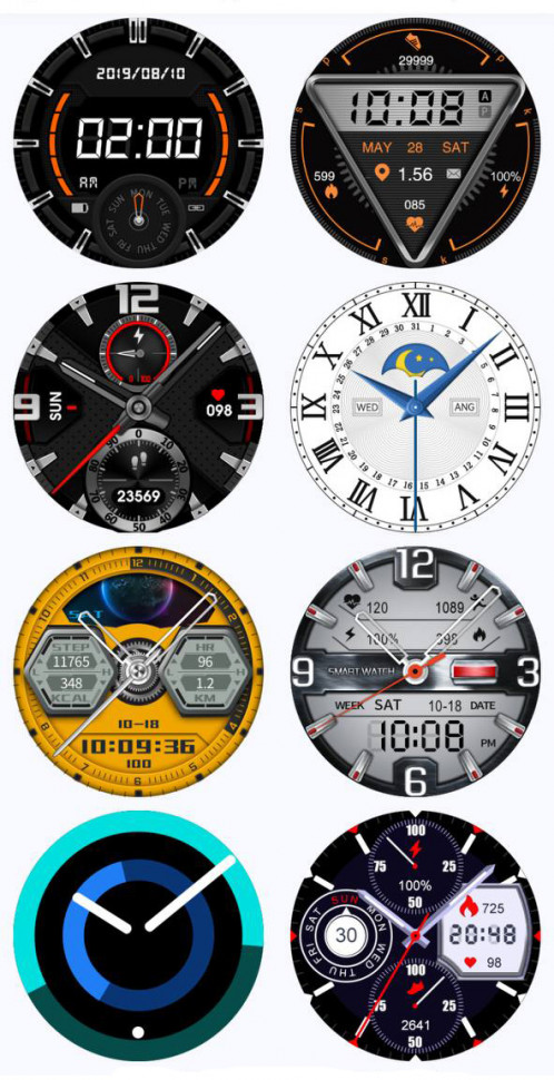 Смарт-годинник Smart Device 93 silver steel, 3 ремінці