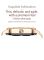 Смарт-годинник Women's Smart Device 18 gold steel, 2 ремінці